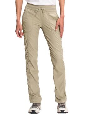 The North Face Aphrodite 2.0 Straight Leg Tan Pants Hiking Outdoors